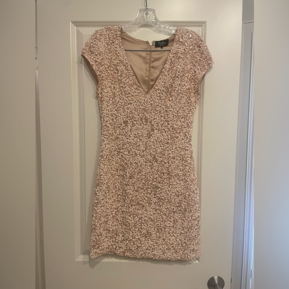 Parker Pink Sequin Mini dress